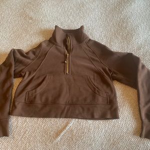 Lululemon Scuba oversized funnel neck half zip